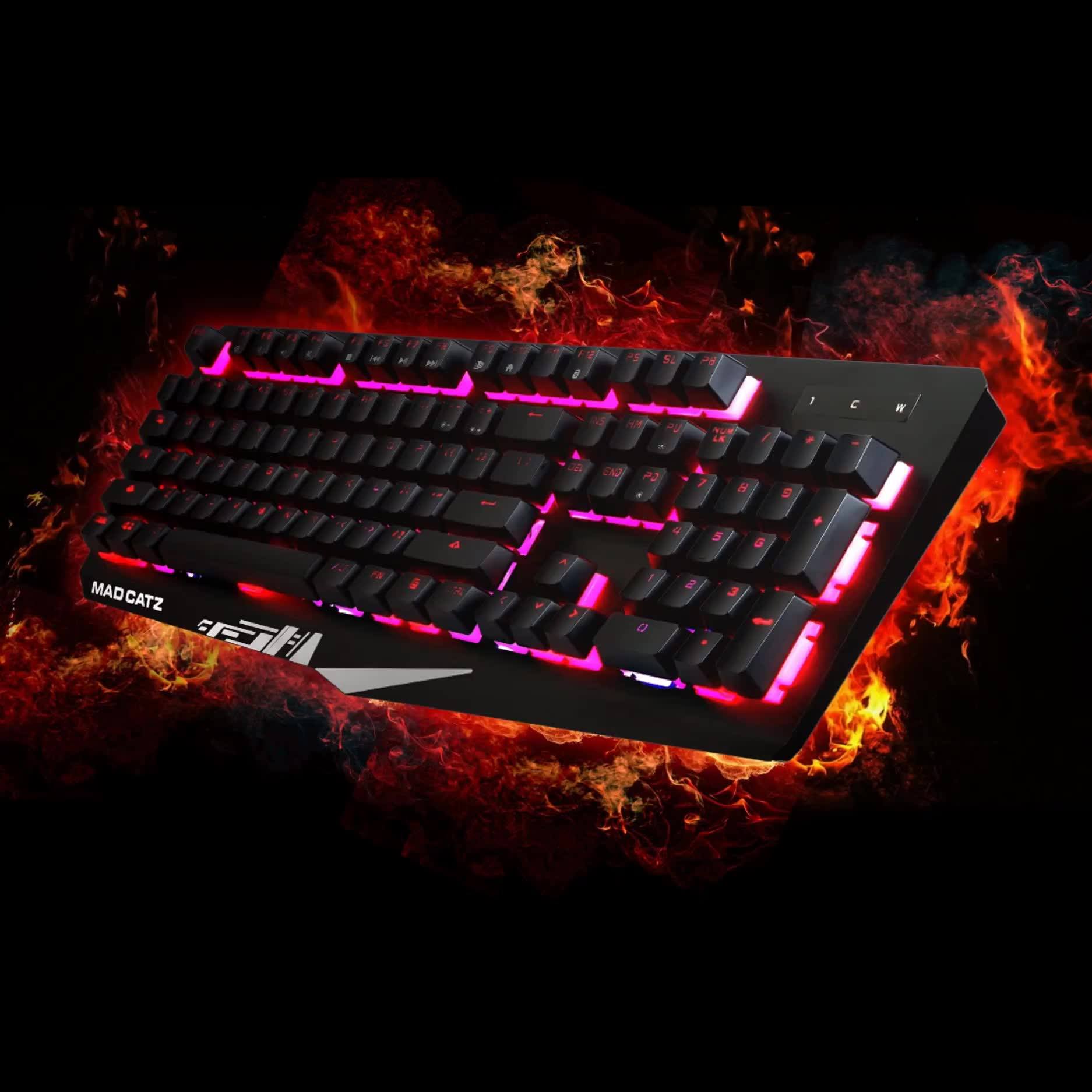 Mad Catz is back! As the exclusive North American distributor, Verbatim is pleased to promote these products.  The S.T.R.I.K.E. 2 keyboard features anti-ghosting technology, with a 26-key matrix, and customizable lighting directly from the keyboard! www.tomtop.com ... #MadCatz