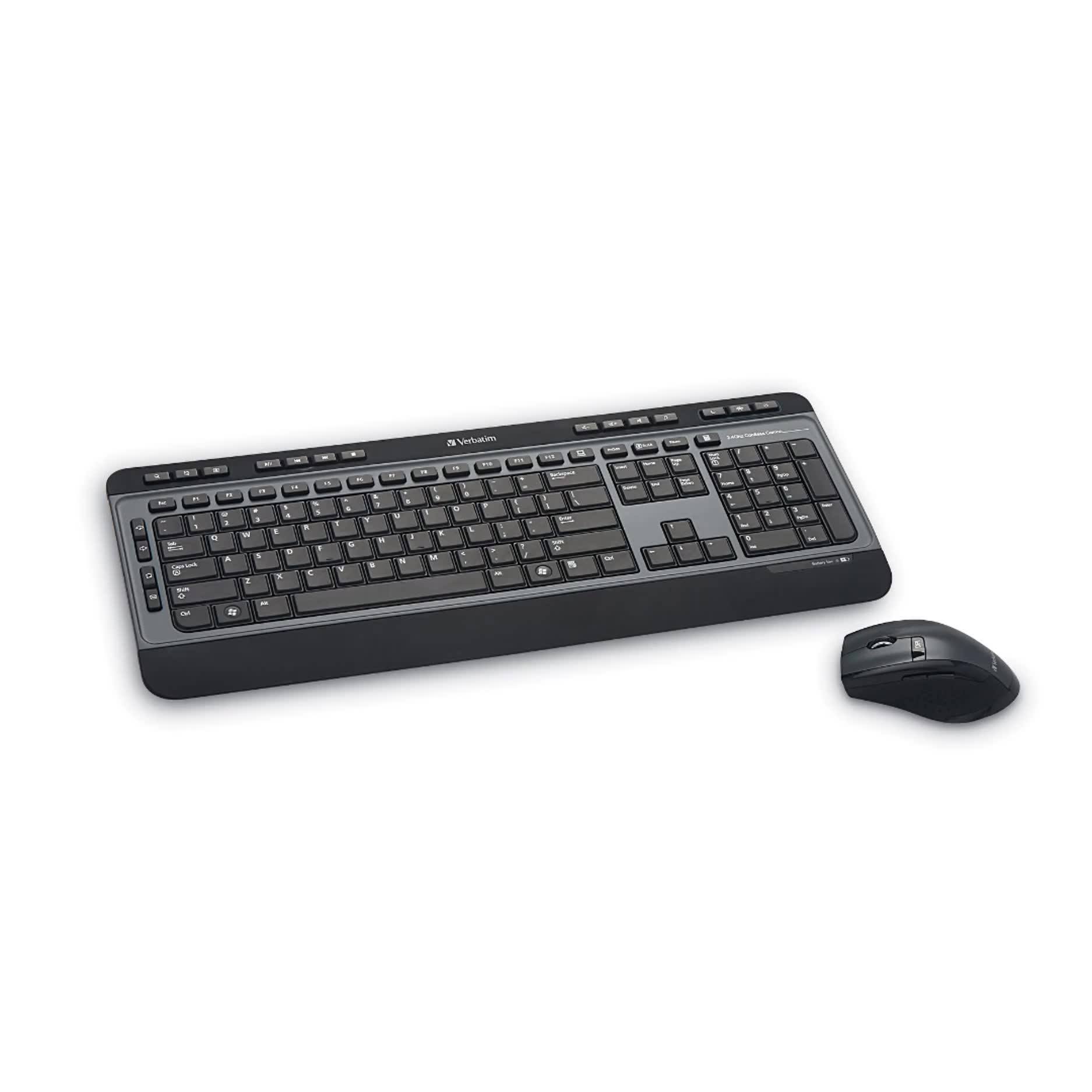 Silence is golden with the Verbatim Silent Mouse and Keyboard Combo. Featuring Blue LED technology and a 2.4Ghz wireless connection, this combination lets you say goodbye to noise and hello to silence. #TechnologyYouCanTrust