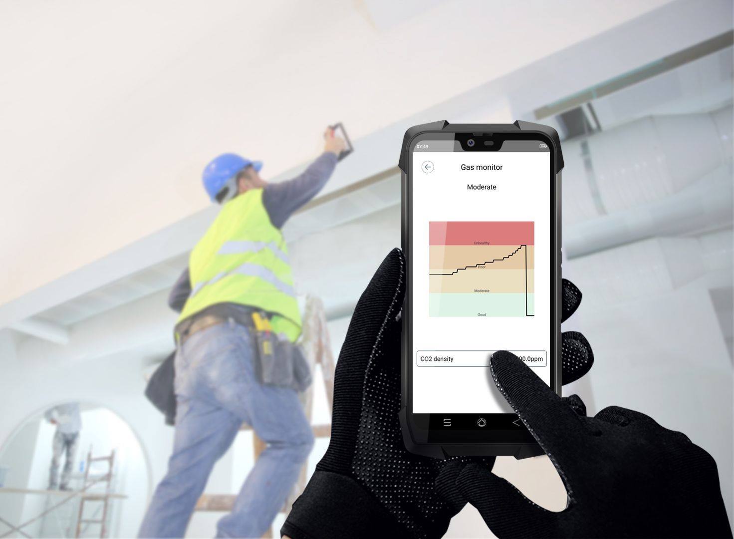 Want to measure the quality of the air you are working in when indoors?🤷 Turn to #Blackview #BV9700Pro. Its air quality monitor can alert you to unhealthy levels of indoor air pollutants😇😇