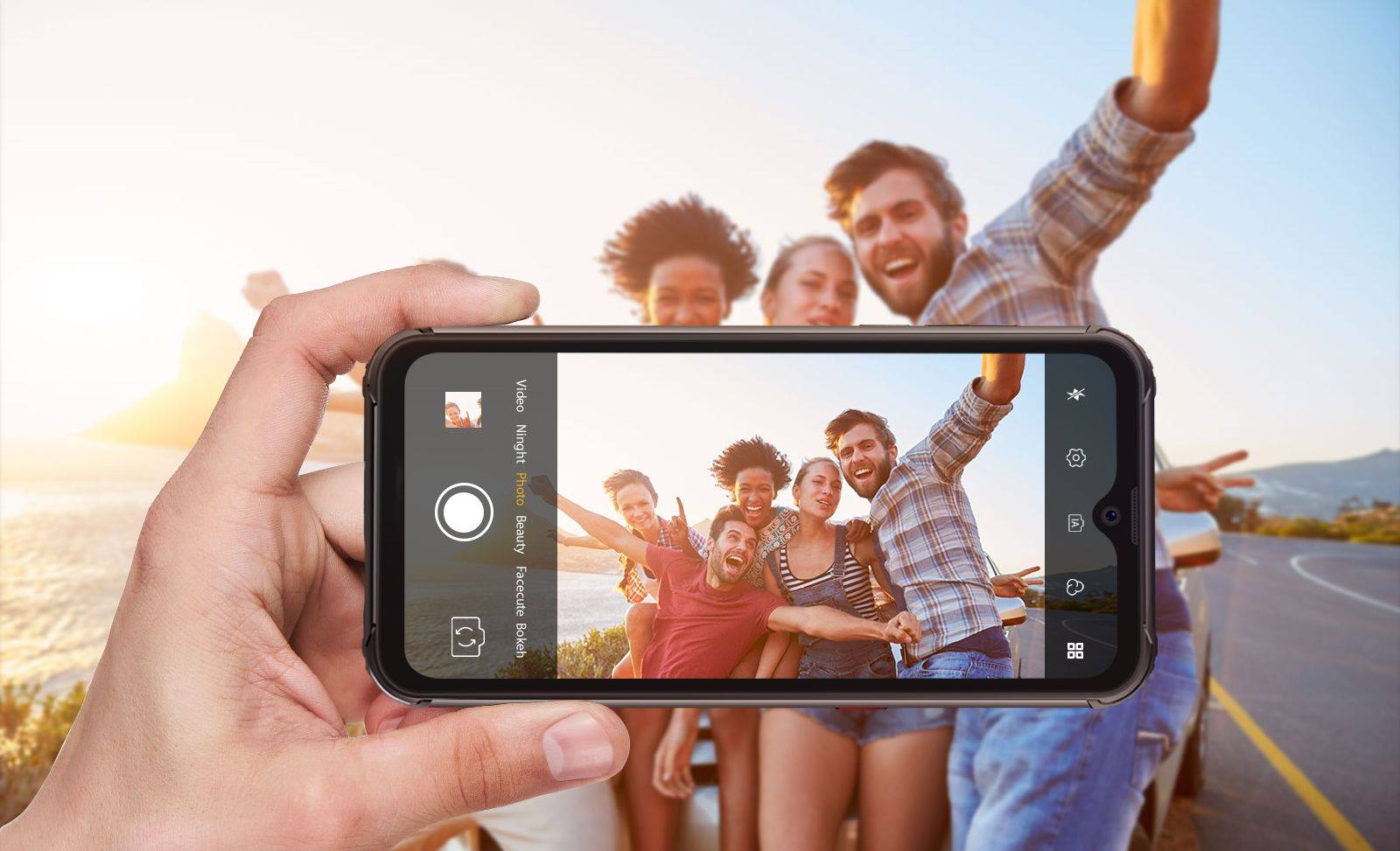 With the Sony® 48MP camera of #Blackview #BV9800 #BV9800Pro, everyone is photogenic. Invite your friends to have an amazing outdoor weekend!