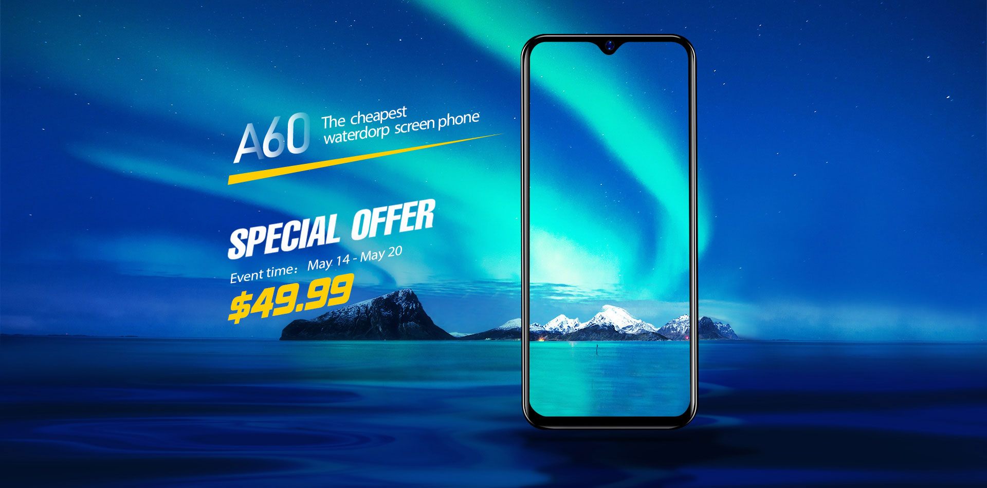 The best cheap water-drop screen phones you can buy right now - #Blackview #A60 only $49.99:😎😎😎