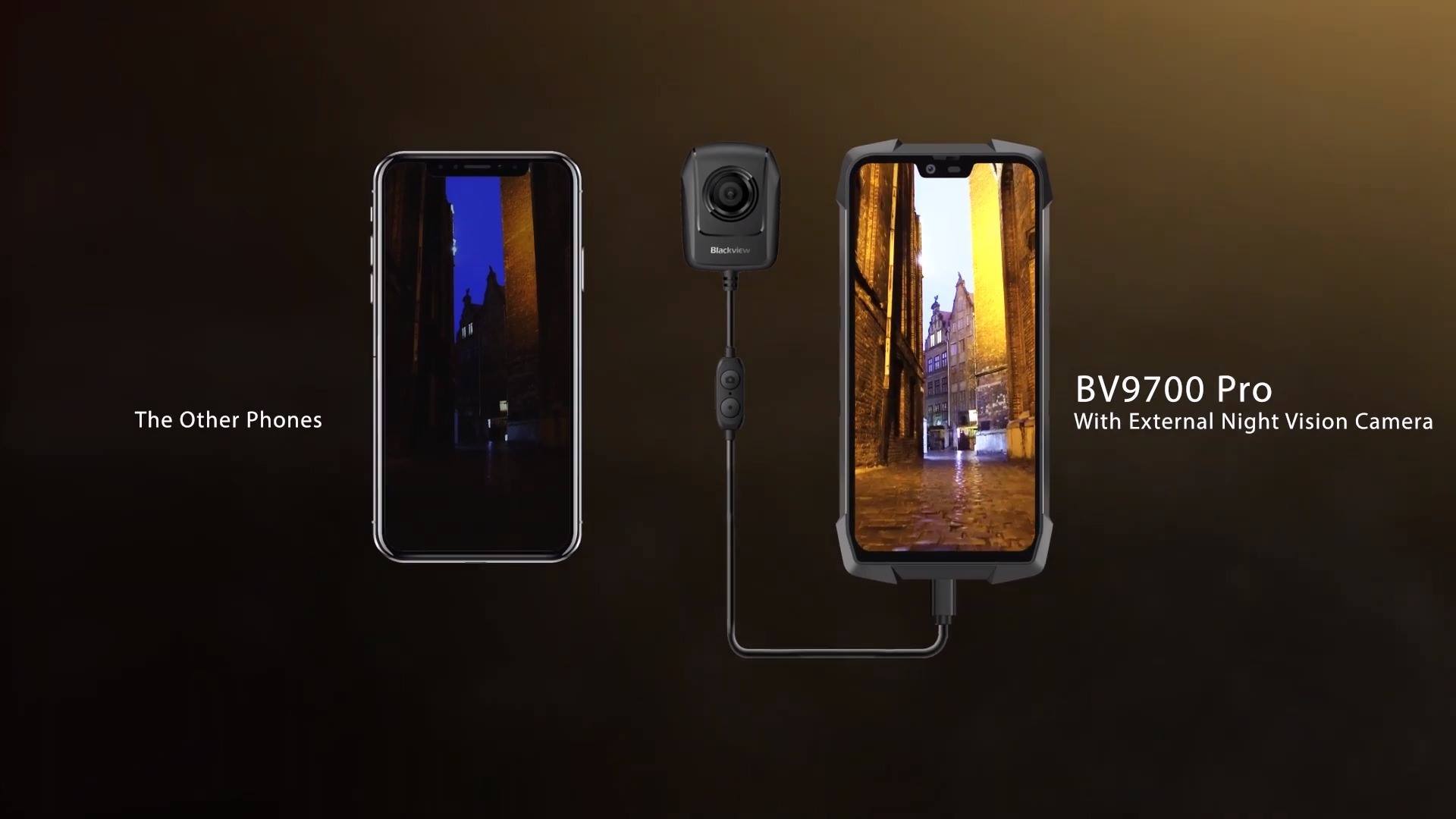 The Blackview BV9700 can be boost with the most advanced accessory for a rugged smartphone.