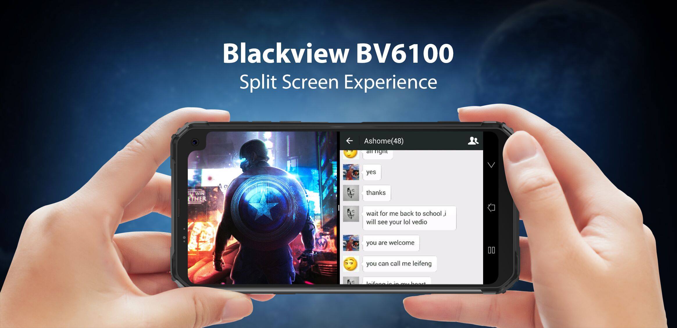 #Blackview #BV6100 #Split-screen-mode