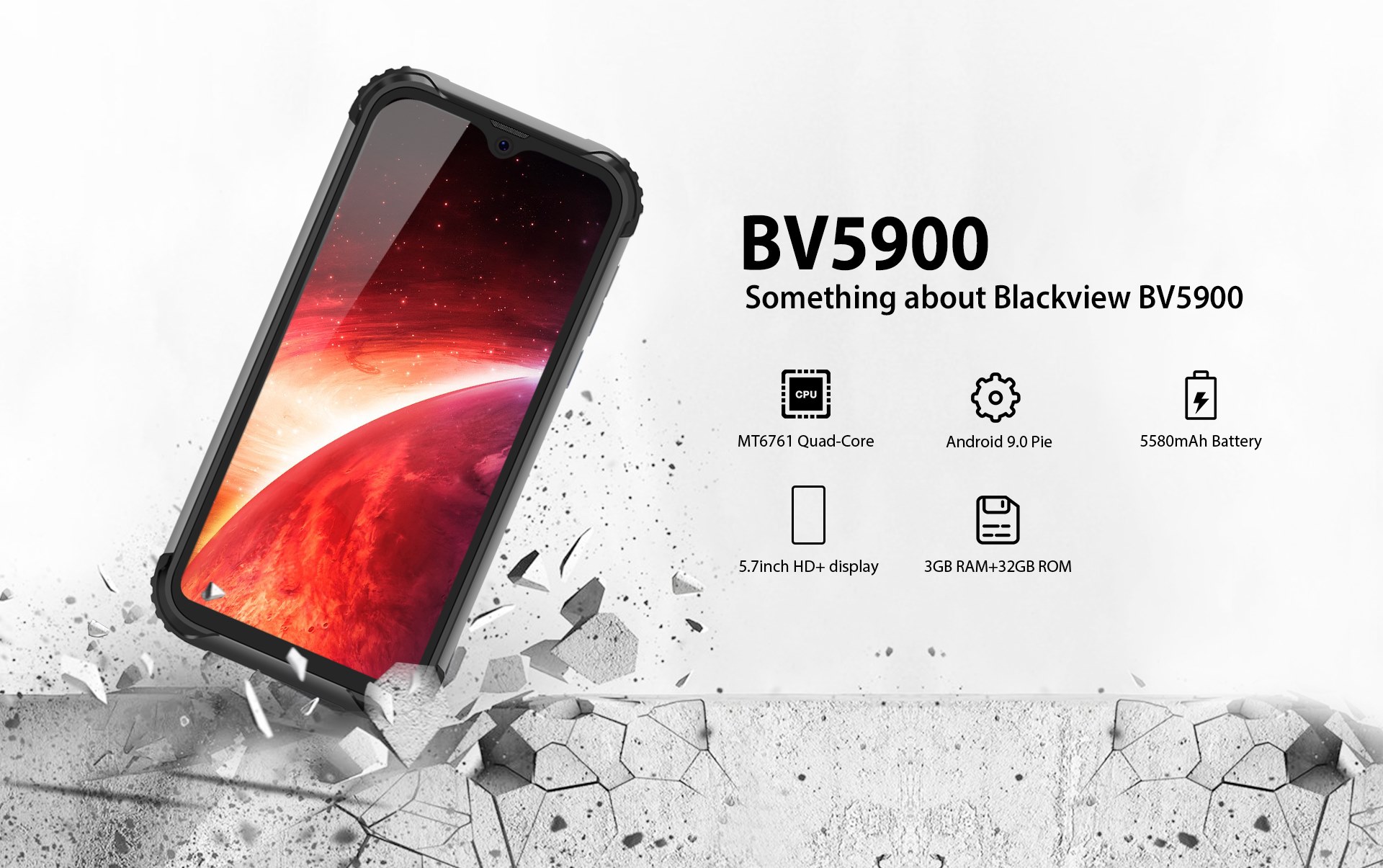 The world's toughest rugged outdoor phone #Blackview #BV5900, inspired by "SPACE CAPSULE"