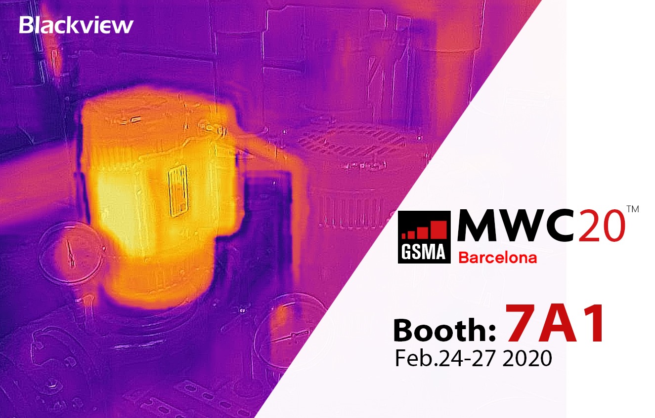 Want to experience advanced thermal imaging phones?🤩 🤩Meet us at #MWC 2020 in Barcelona on February 24! #Blackview