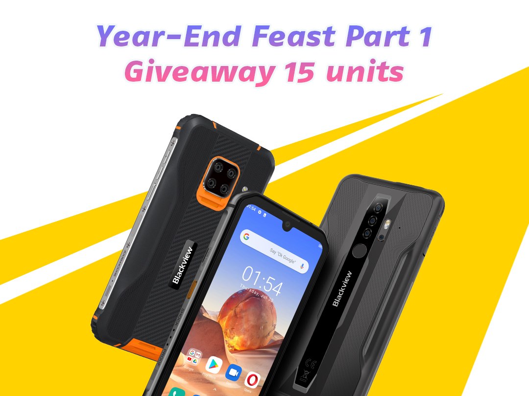 Just a reminder......our Giveaway has not ended. Still 7 days left. You can join now on www.tomtop.com  🎁🎁 First prize - #BV9900E Sony® 48MP quad camera & MTK P90 processor & 6GB+128GB