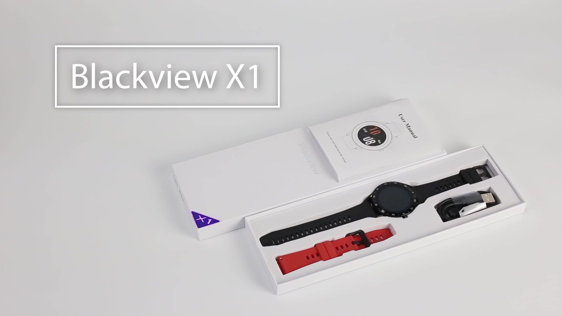 🤔Did you know...? 👉 Anyone that buys #Blackview #X1 #smartwatch can actually get two straps, with an extra orange strap included in the box.