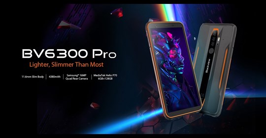 Check full features of our slimmest rugged phone #Blackview #BV6300Pro👉 www.tomtop.com