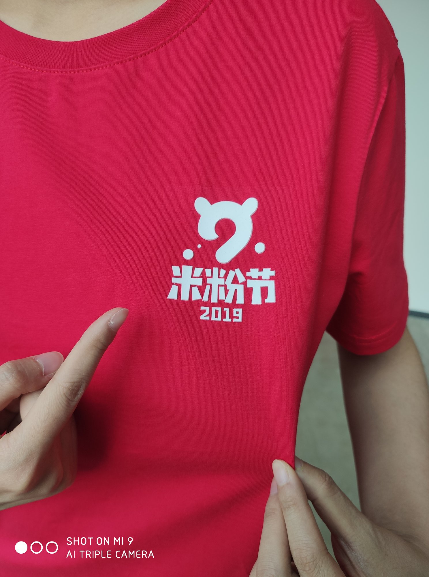 Today, all Xiaomi employees received a special 9-years limited edition T-shirt.  To mark our #9YearStory with you, we decided we would give ours away! So hands up, who wants it?  Simply share two pics with Mi: ...