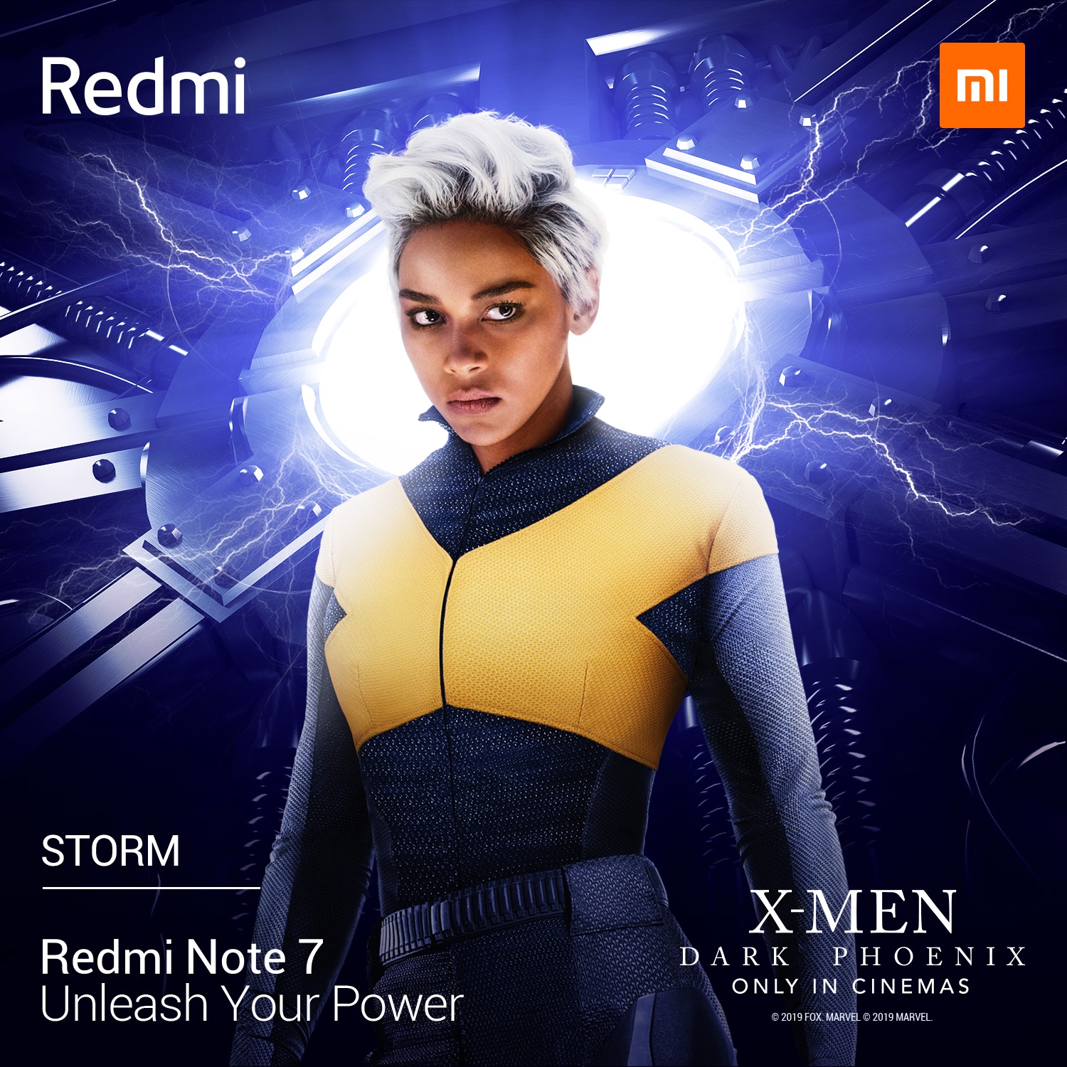 #UnleashYourPower like Storm’s lightning. RedmiNote 7's 4000mAh battery will empower you through any task.