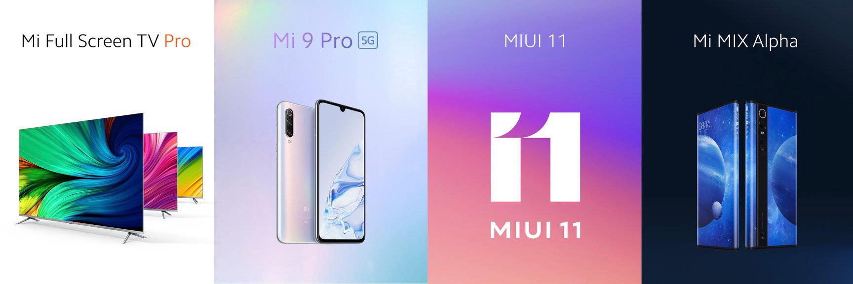 Summary of the day, we launched four products at the same time, which one will you vote for? 🥳 ➡️  #MiFullScreenTVPro