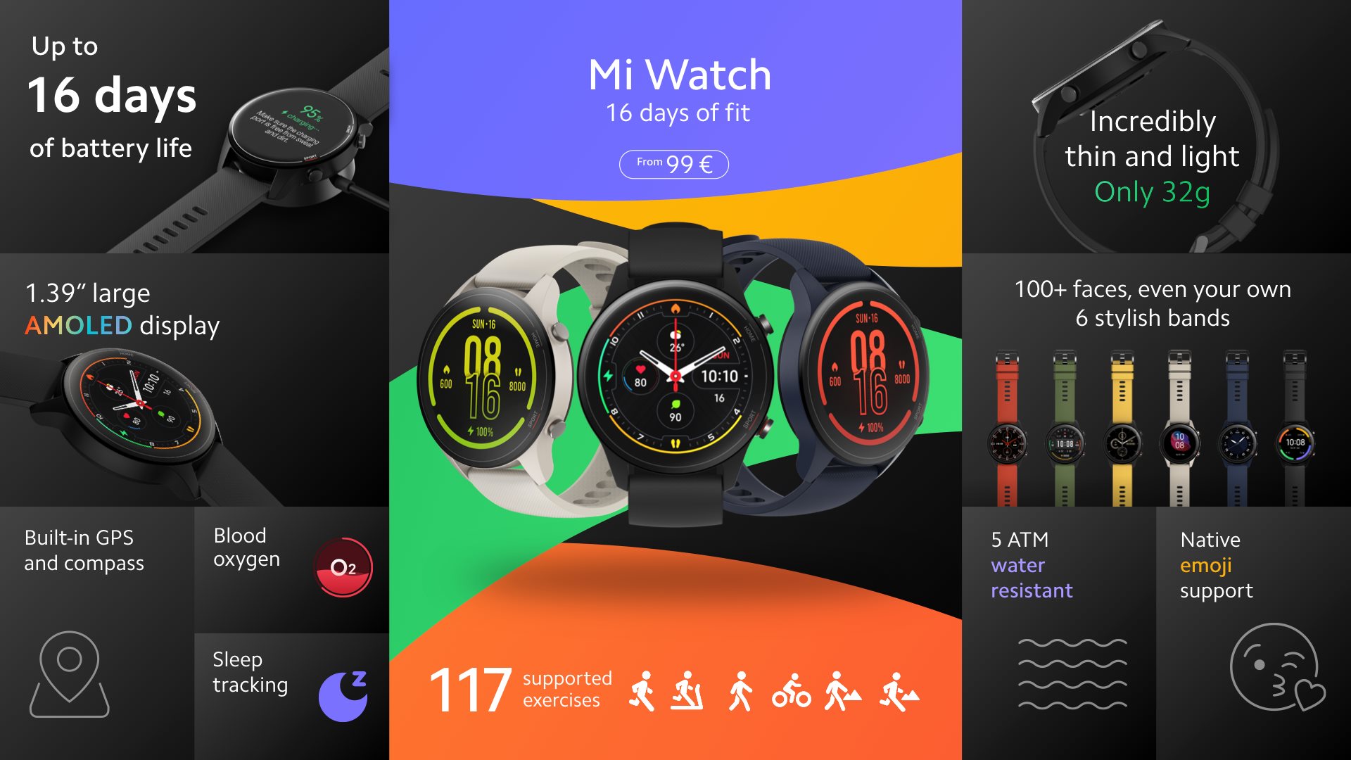 Introducing our #MiWatch jam-packed with so many awesome features!