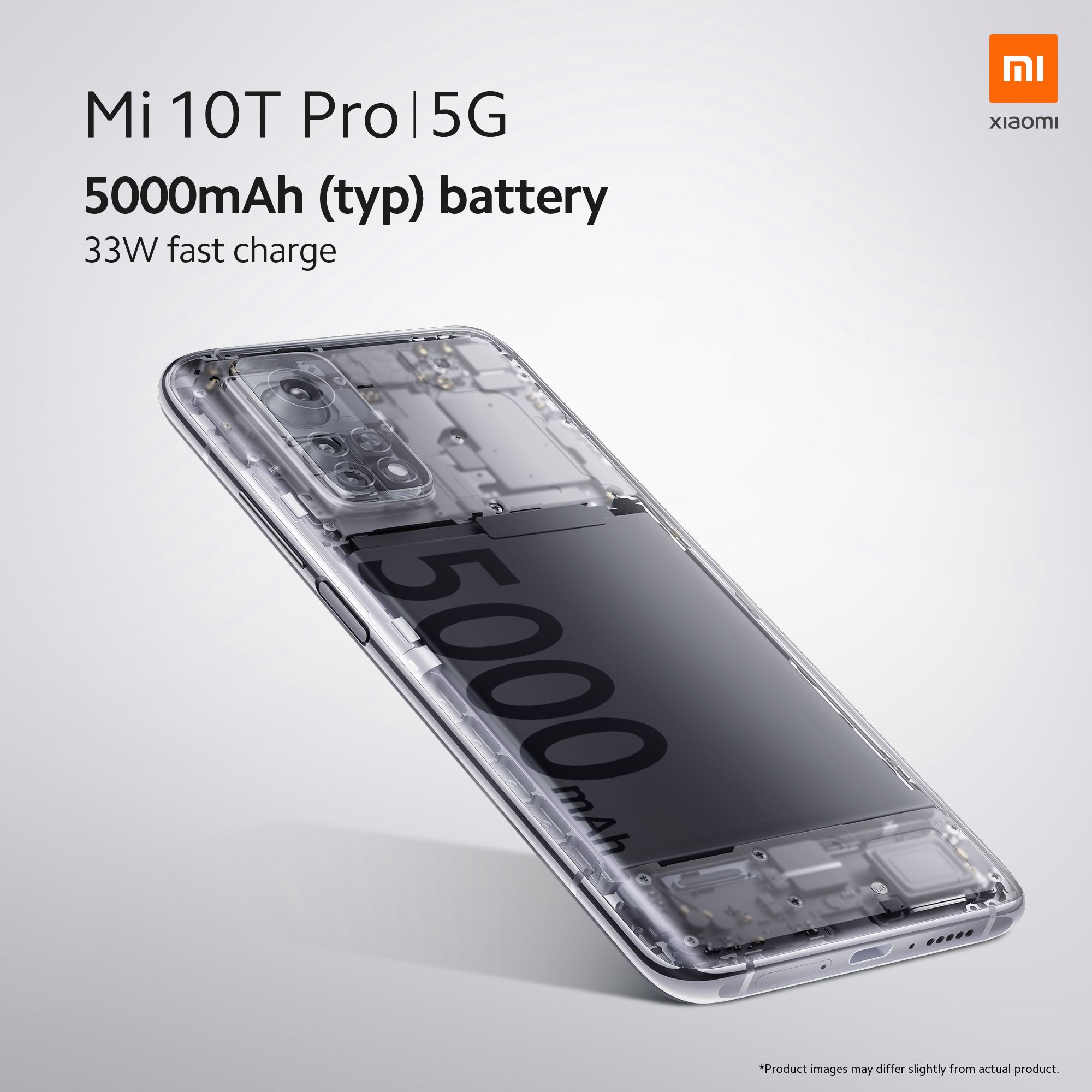 To provide you with more POWER, we ensured that #Mi10TPro carries a massive 5000mAh battery, with 33W fast charge capability. 