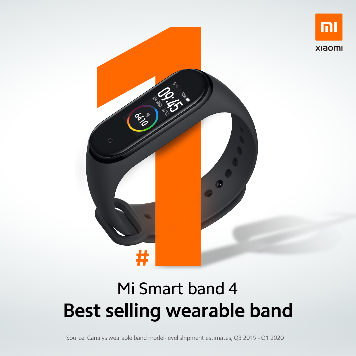 We are proud to say that #MiSmartBand4 is the best selling wearable band in the world! 🥳