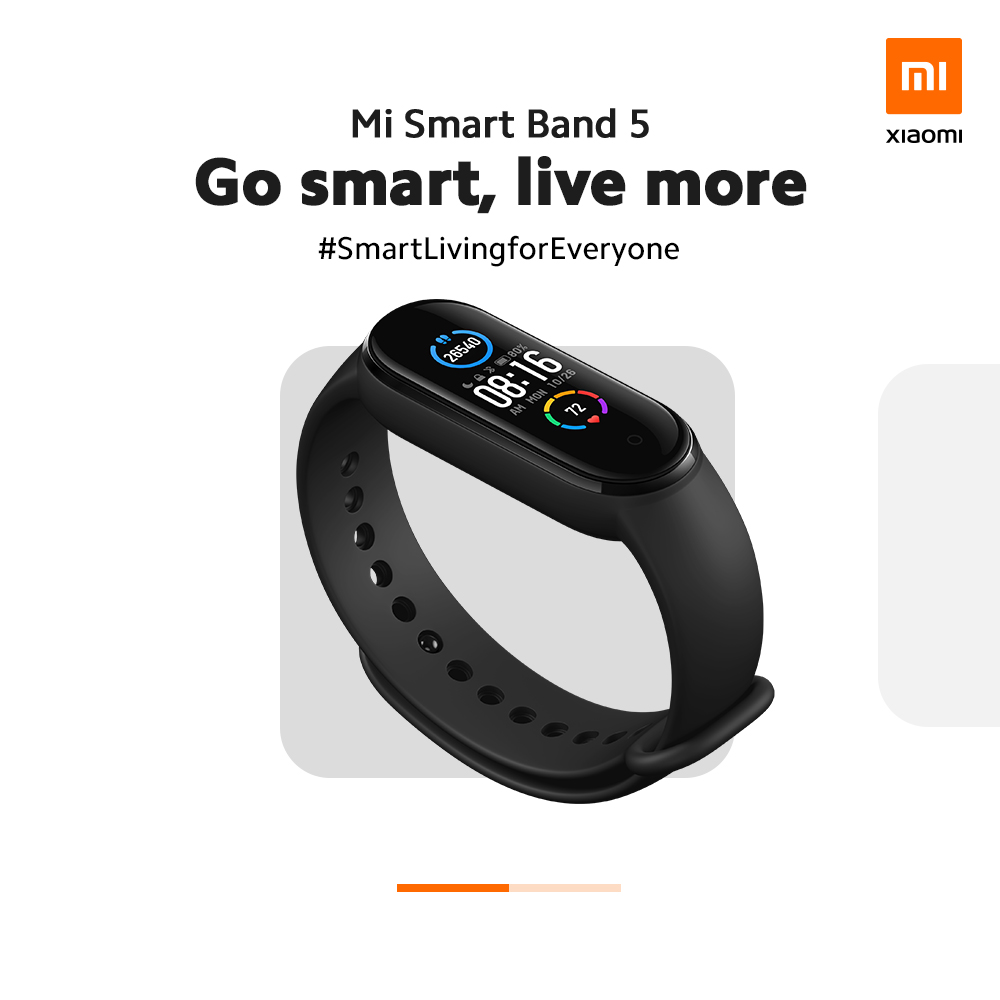 The featured product was #MiSmartBand5!