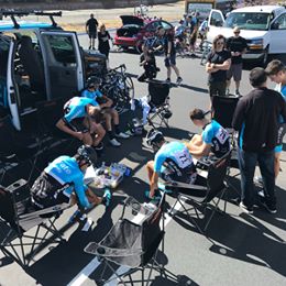 It was Take Your Sponsor to Work day yesterday. We joined Elevate KHS Pro Cycling Team for stage 2 of Redlands Bicycle Classic and it was epic! The team gave 💯! Thank you!  #switchtoxpedo 