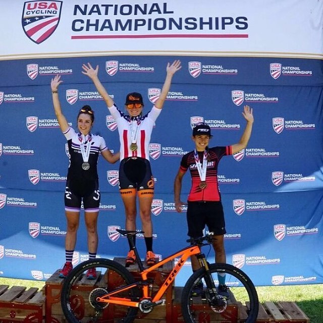 Congrats to @amybeisel on her Marathon MTB National Championship victory! We started sponsoring Amy back in 2014. Season after season she has earned some impressive results and we are super stoked about her new title!  Well deserved stars and stripes!  Keep smilin' and crushin'!   #switchtoxpedo