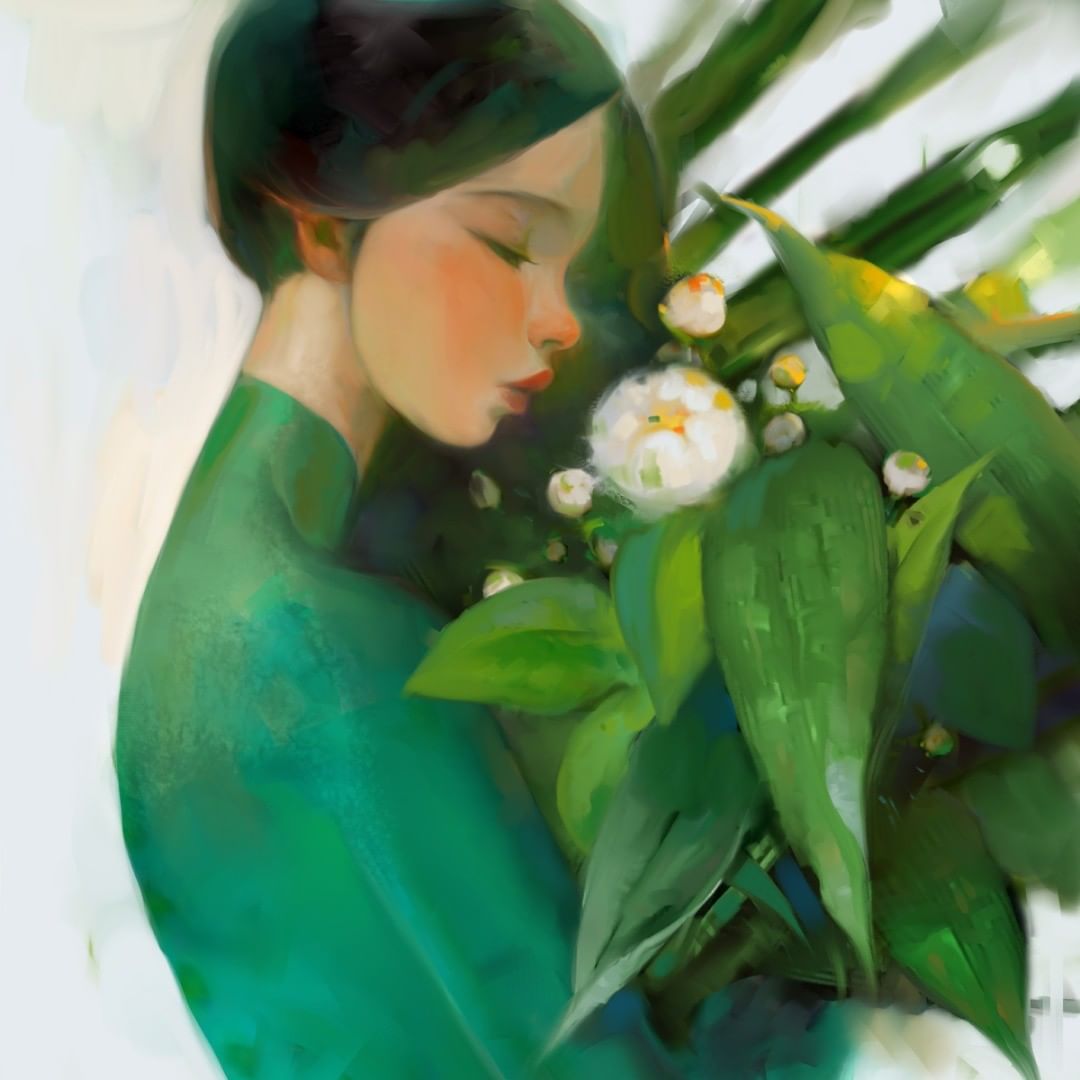 @xnhan00, an extraordinary illustrator and designer based in Vietnam, who can always find beauty in life. Thank you, xnhan00 to make us feel the peace in the busy life.🌿🍀❤️