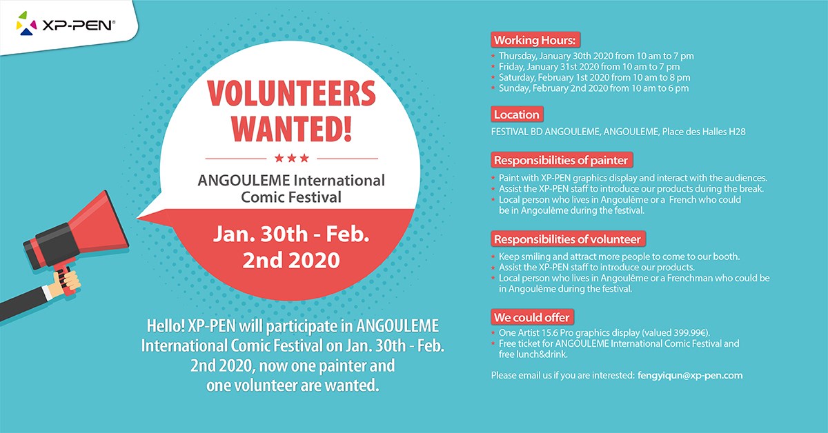 Volunteers Wanted 🗣