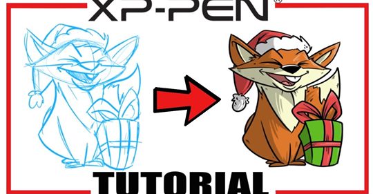 Christmas🎄🎅🤶 is right on the way, so we prepared a tutorial about how to draw a Christmas fox using XP-Pen Artist 15.6Pro.