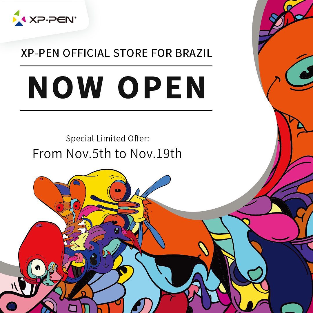 XP-PEN official store for Brazil NOW OPEN! 🥳🥳🥳