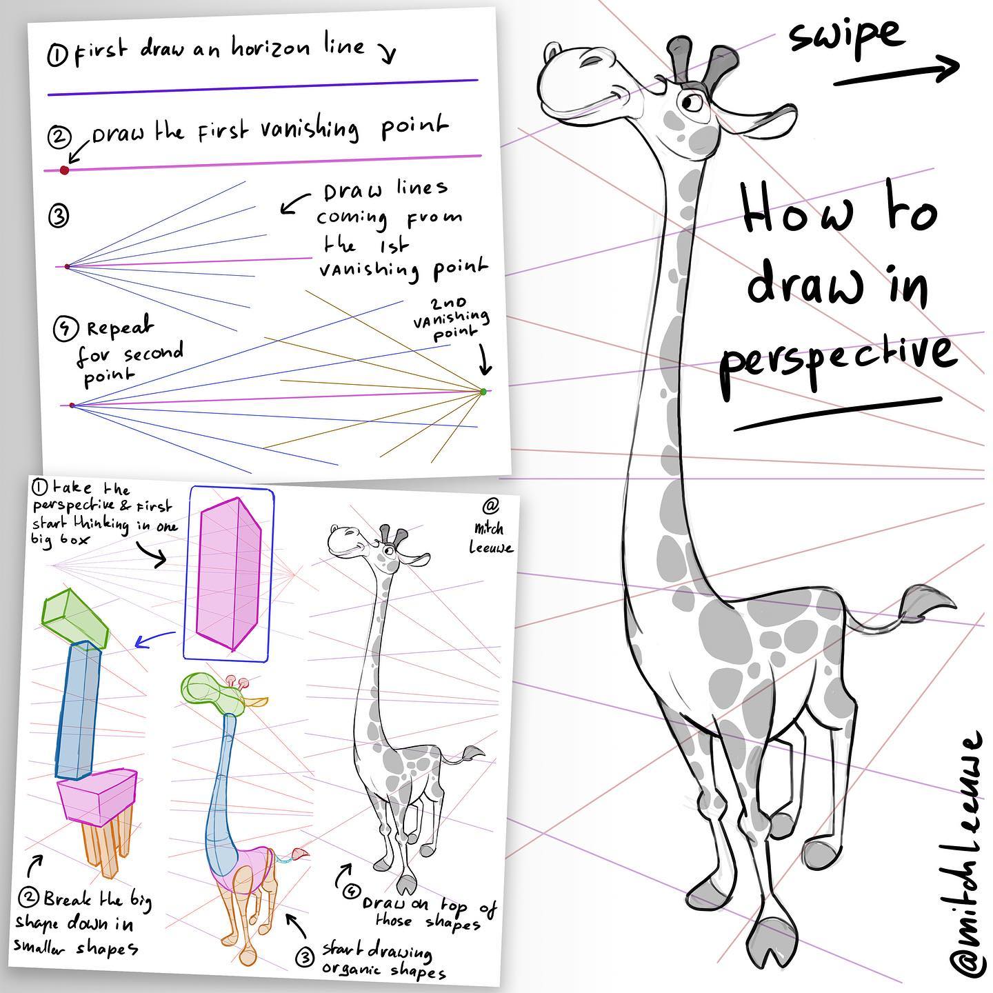 Are you always distressed on how to draw a giraffe and make it seems more cute and dynamic?