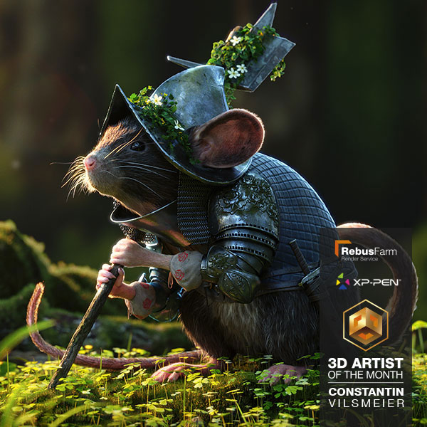 3D Artist of the Month June 2020 from RebusFarm: Constantin Vilsmeier