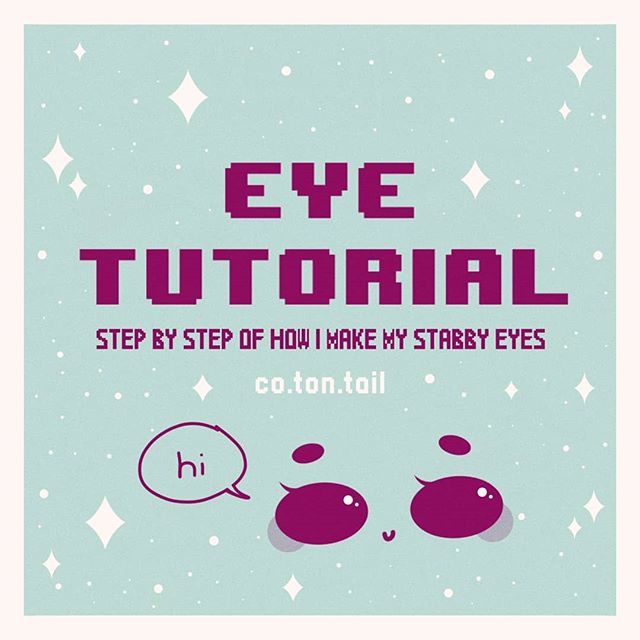 How to draw eyes made by co.ton.tail(IG)🤗