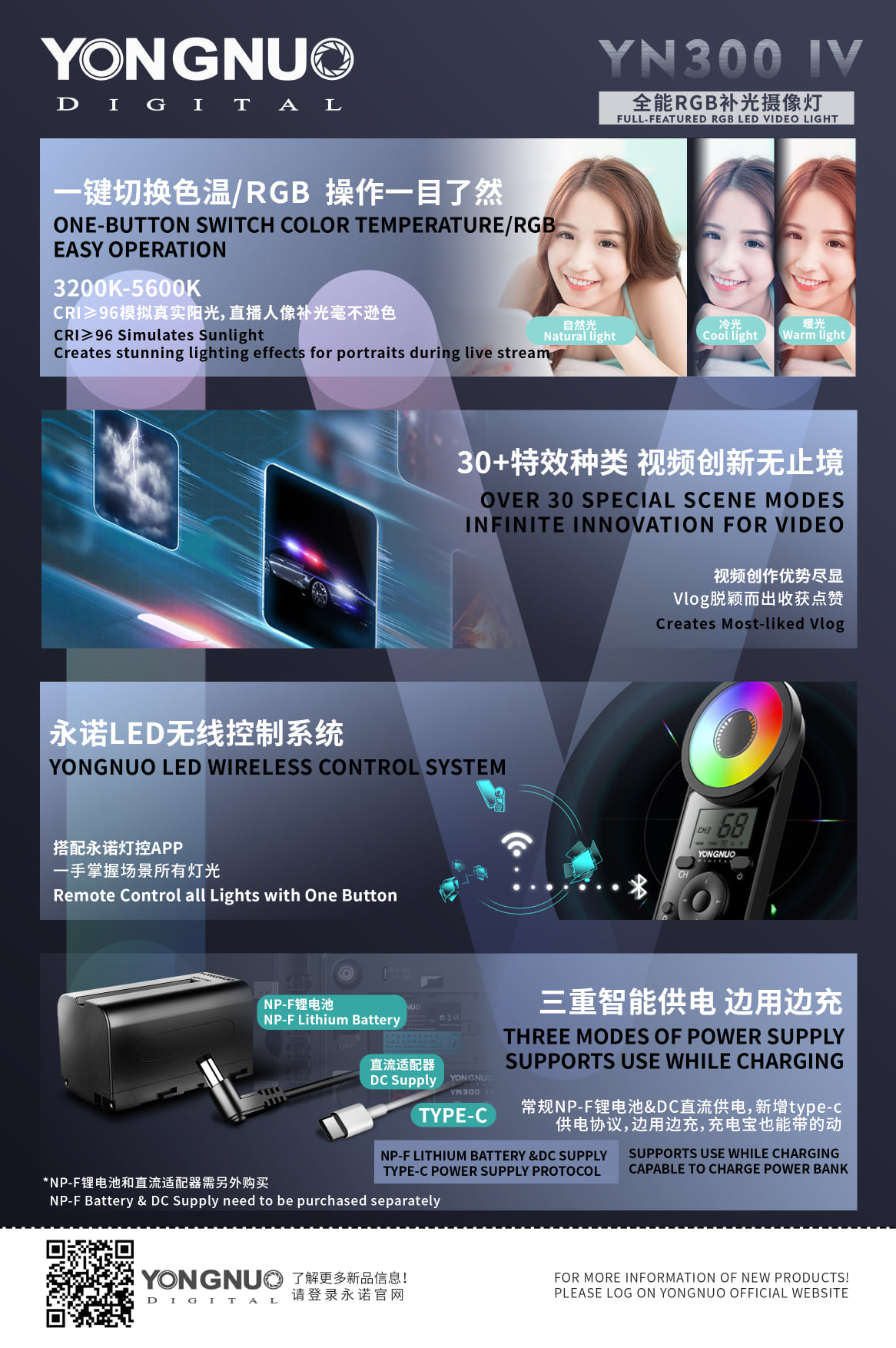 More details about YN300IV Video Light