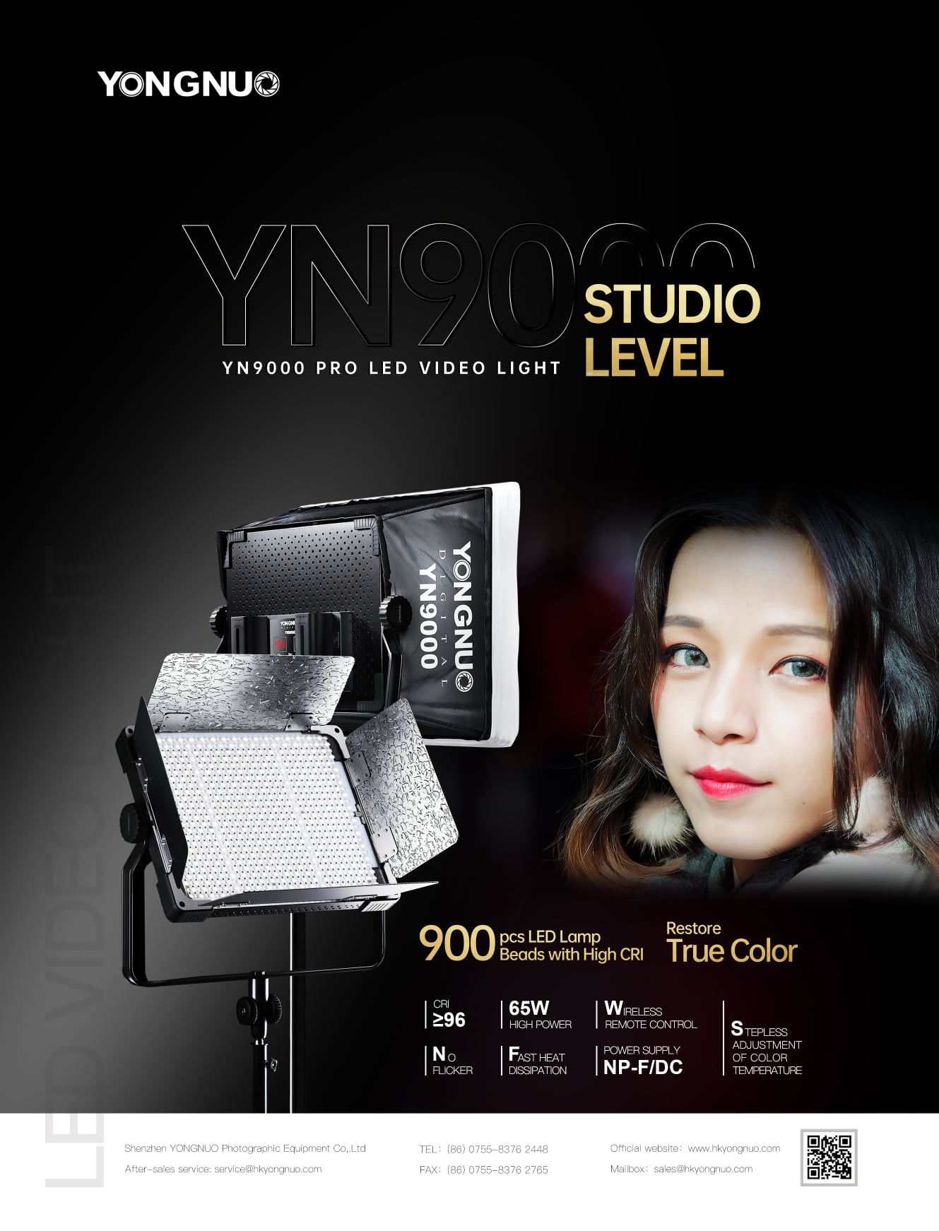 YONGNUO Studio Level LED Light YN9000