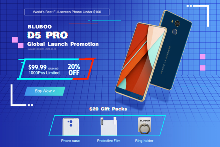 $99.99 #BLUBOO #D5PRO Global Launch Promotion Kicks off