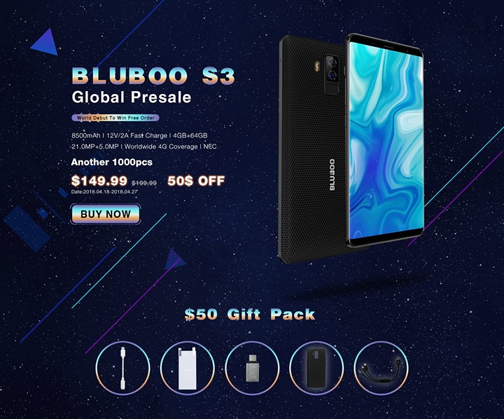 #BLUBOO #S3 Continues Hot With Another 1000pcs at $149.99