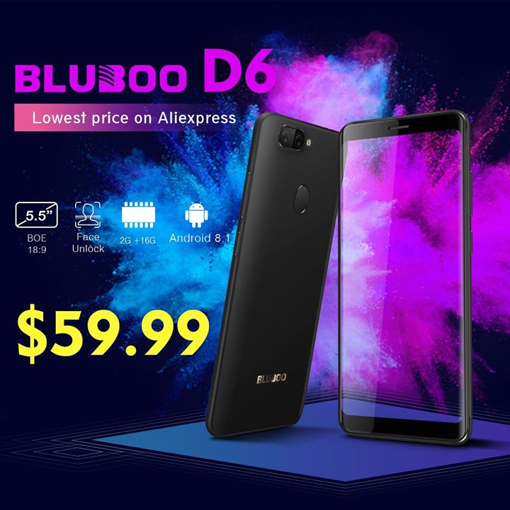 2018 Bluboo D series new  arrival