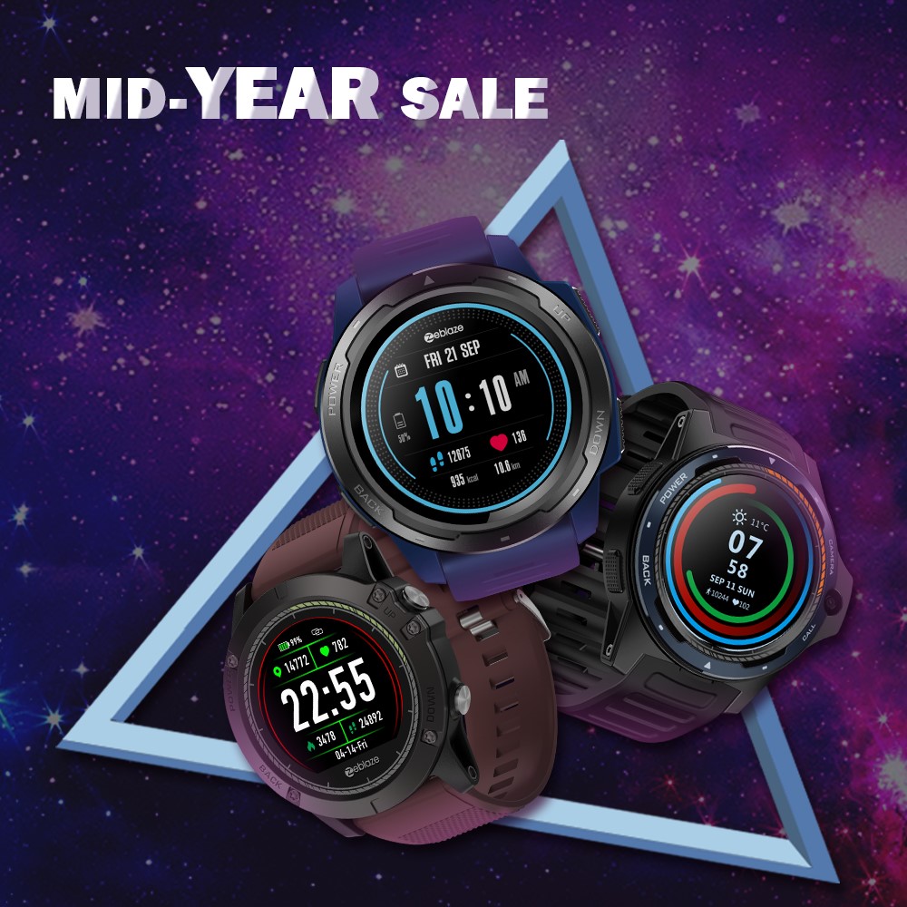 As the year 2019 is approaching its half , Zeblaze is holding a global wide Mid- year Sale.🎉🎉🎉