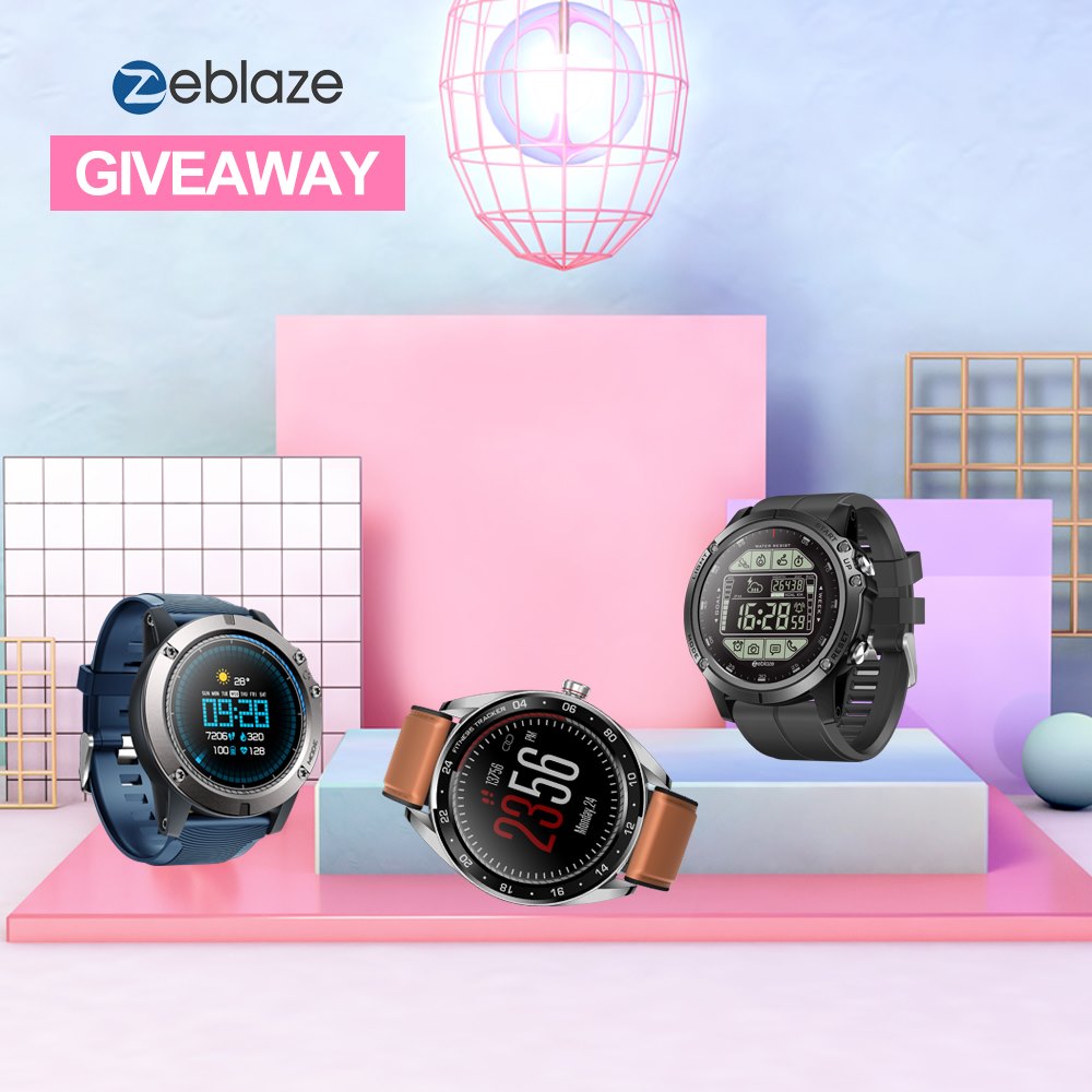 ZEBLAZE GIVEAWAY TIME🥳🥳🥳 Prize:it's up to you, you can choose the one you prefer(only one).🎁