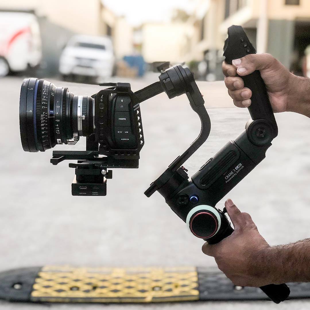 BMPCC4K on #Zhiyun #Crane3lab