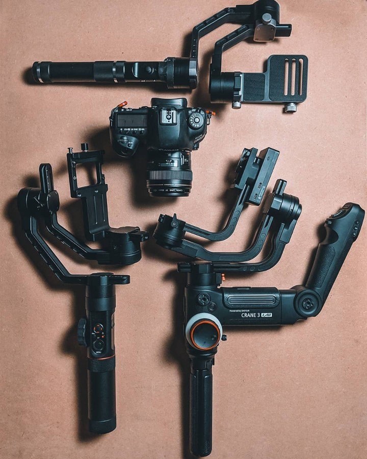 Three generations of #Zhiyun #Gimbals