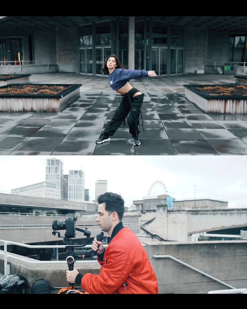 The BTS video is here, check out how to make the nice dancing video with #ZHIYUN #Crane3Lab