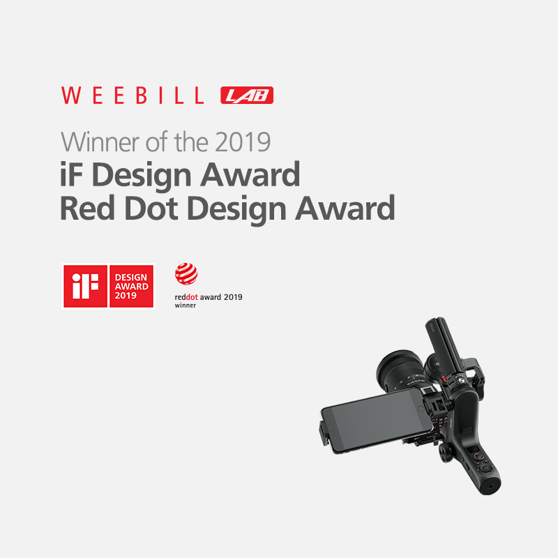 #Zhiyun #WeebillLAB receives distinction for high design quality in the #RedDotAward: Product Design 2019