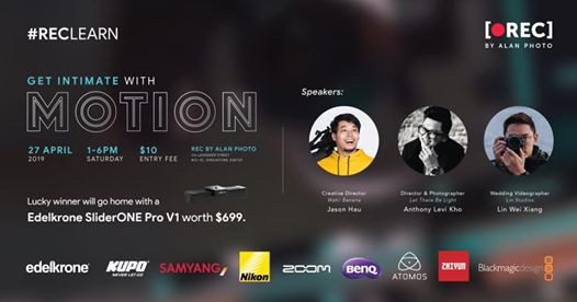 If you're into video production, looking to try out videography as a beginner or would like to transform a hobby/passion into a potential career, this is the workshop to attend! And there is a Special Session for Zhiyun Stabiliser.