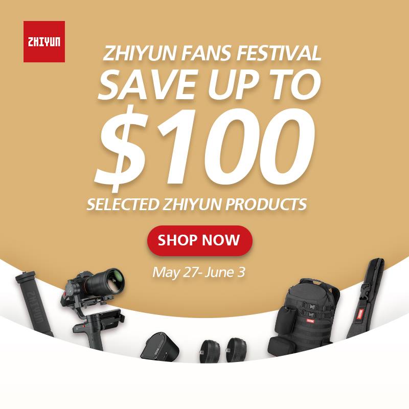 After the Fans Festival, here is a big sale for Zhiyun Fans!