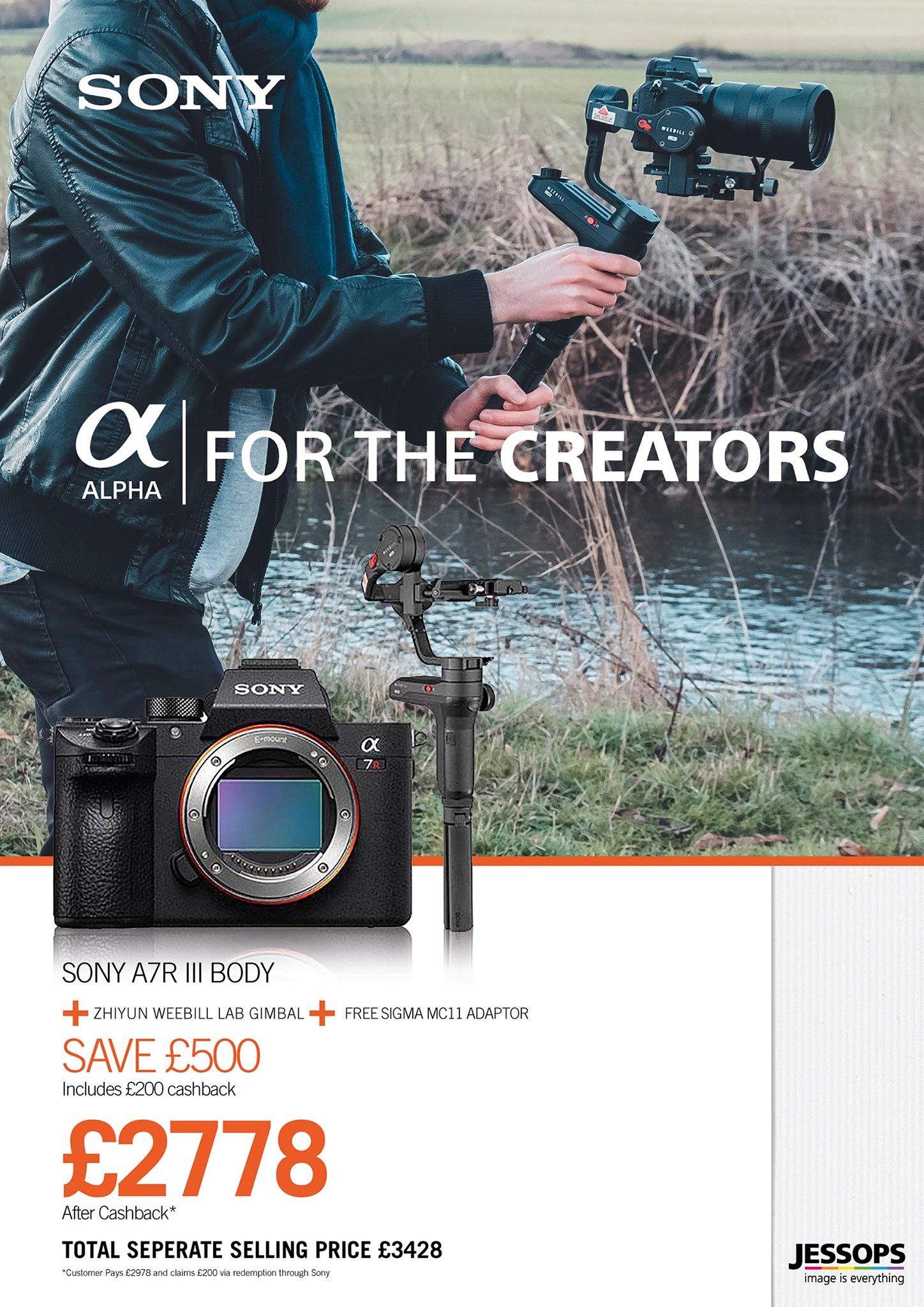 Sony Bundle Sales!   Zhiyun-tech UK #SonyUK  #SonyUK has partnered up with ZHIYUN, and released  bundles for you: To get a Sony A6400 16-50mm kit and a ZHIYUN Weebill lab, you only have to pay 1278EUR!!!