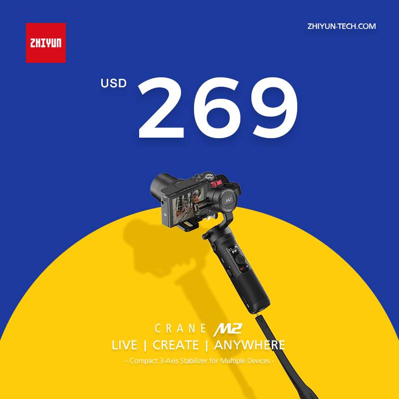 Crane M2 price is 269 USD! 🙌🙌