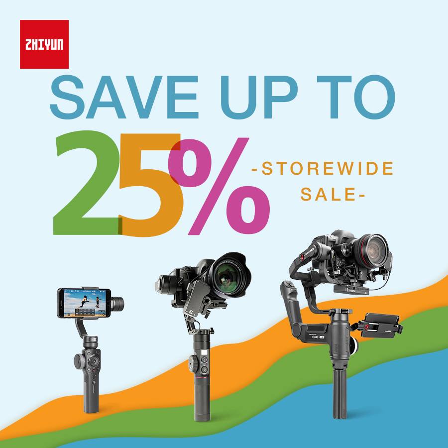 #ZHIYUN #PimeDay SALE!     Save Up to 25%!