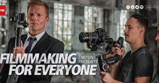 #FilmmakingSchool for Everyone ZHIYUN Ambassador Brett Halladay will make a speech to introduce: