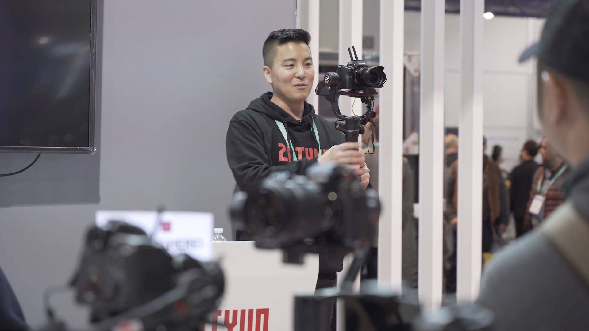 Thank you all so much for visiting ZHIYUN booth and much appreciated for your support all the time.