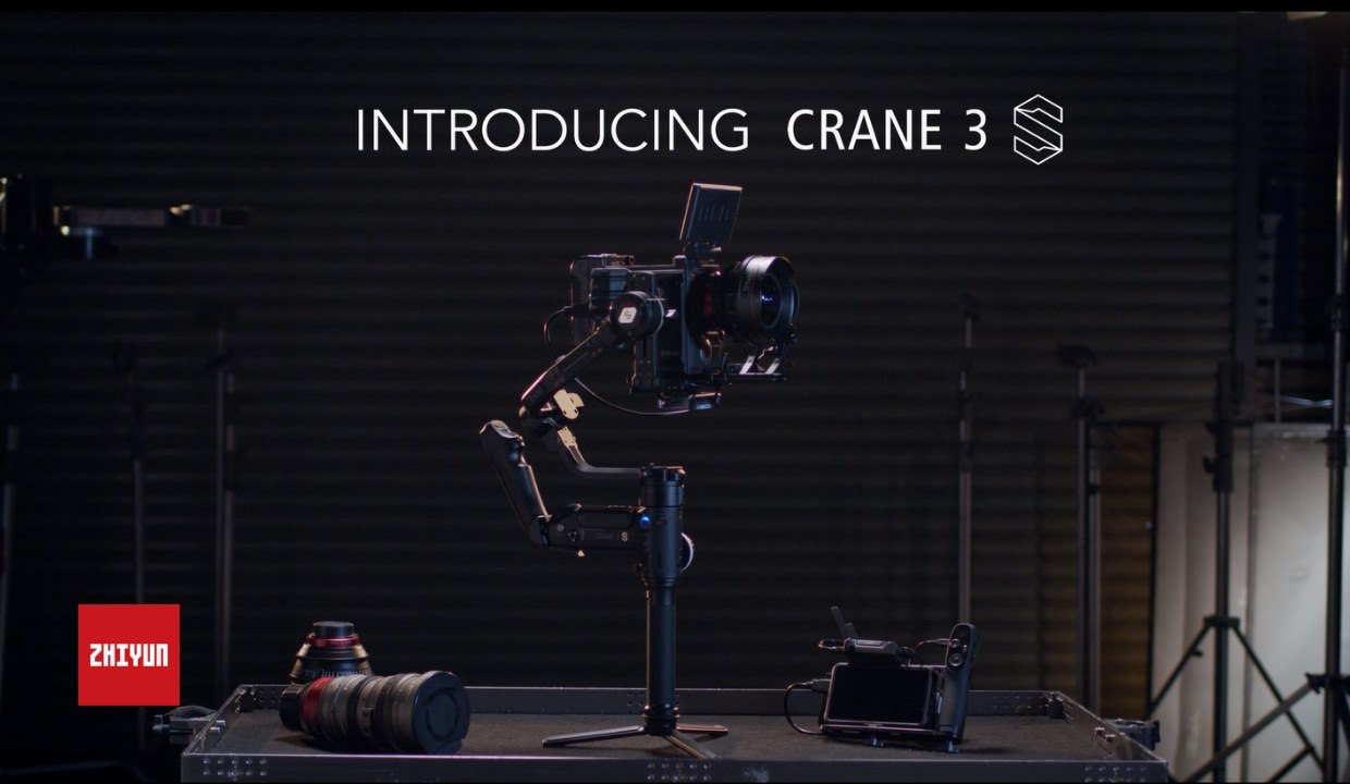 #ZhiyunNewProduct   #ZhiyunCrane3S Introducing the new Zhiyun CRANE3S, the legendary gimbal built on a heritage of innovation with magnificent motors and brand new modular design, which aims for wider application and intuitive control