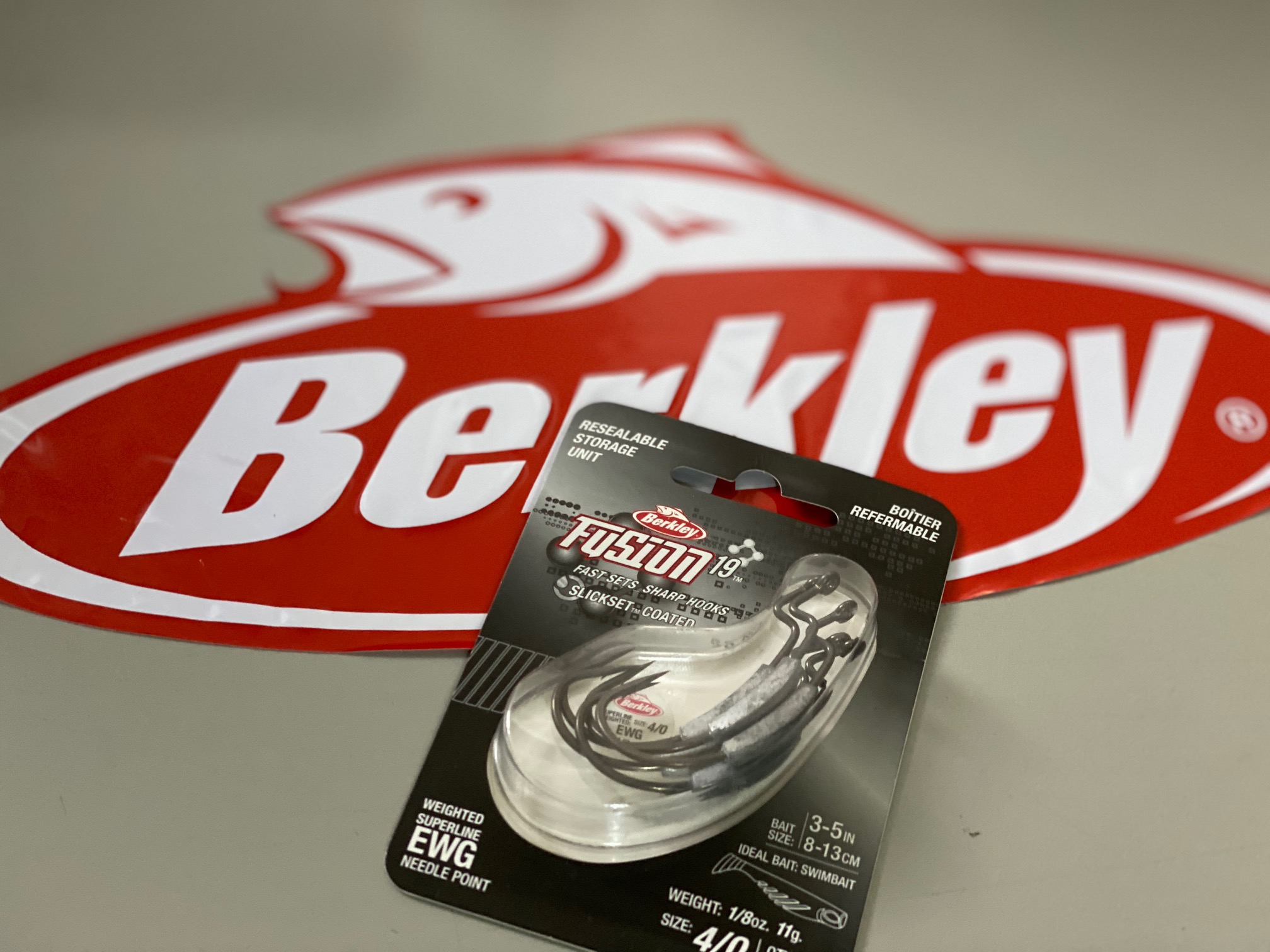 Berkley® Fusion19™ Weight Swimbait Hooks 玩swim bait首選