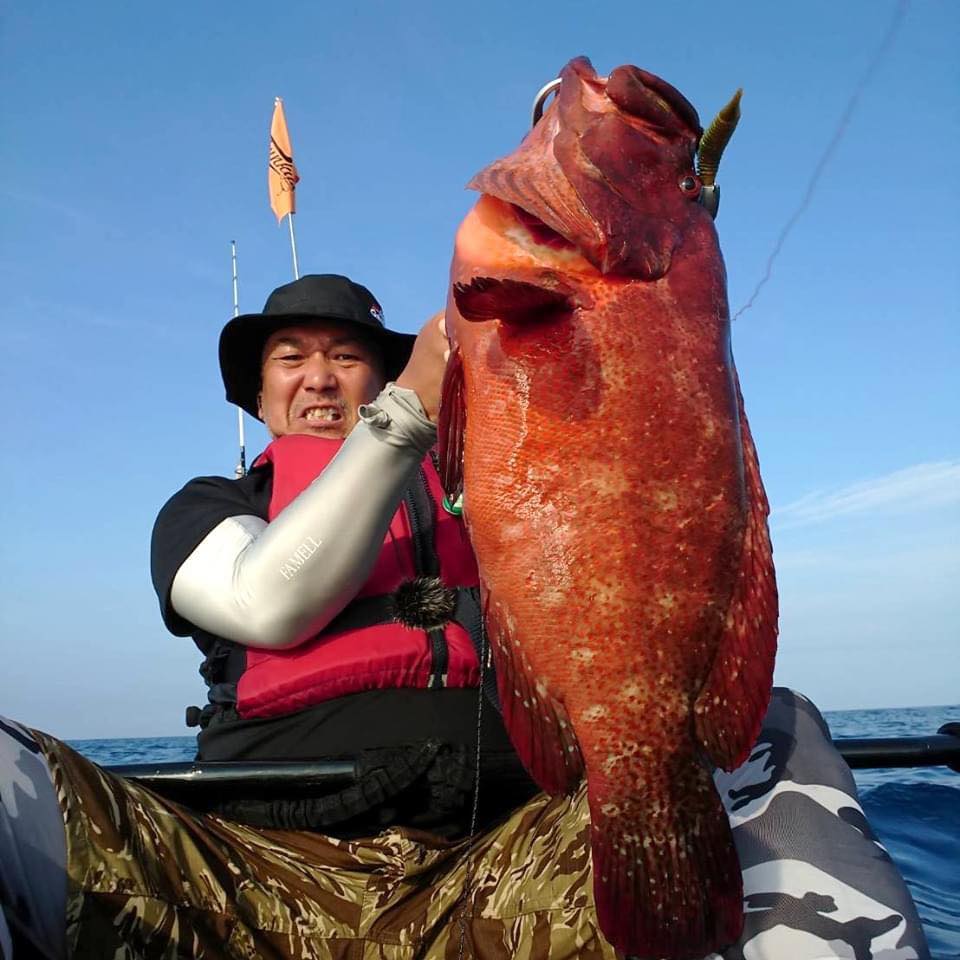 Abu Pro Staff break record with Berkley Fun Jig Abu 日本釣手用Berkley Fun Jig 創新十記錄 【JGFAオールタックル日本記録】...