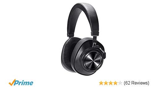 【Amazon Coupon Deal】Item: Bluedio T7 Turbine Bluetooth Headphones Custom Active Noise Canceling Over Ear, 57mm Driver Hi-Fi Stereo & 30Hrs Playtime, Wireless Headsets with Mic for PC/Cellphone/Travel/Work, Black